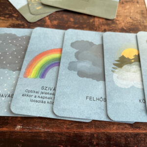 Öltözködő - időjárás kártyák